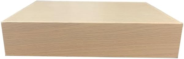 Rok Hardware Single Piece Floating Kitchen Shelf, 12 Inch (305mm) Length x 10 Inch (254mm) Depth, Wall Mounted, White Oak Finish Floating Shelf for Bathroom, Living Room FLO12X10OAK