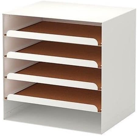ARC-POWER for Steel and Cork Mid Century Modern Style Letter Paper Shelf Holder Rack Tray