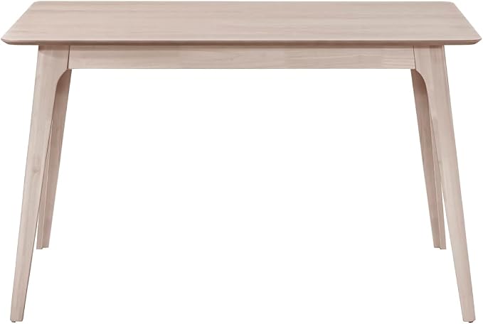 New Classic Furniture Oscar Wood Counter Height Table, White Ash