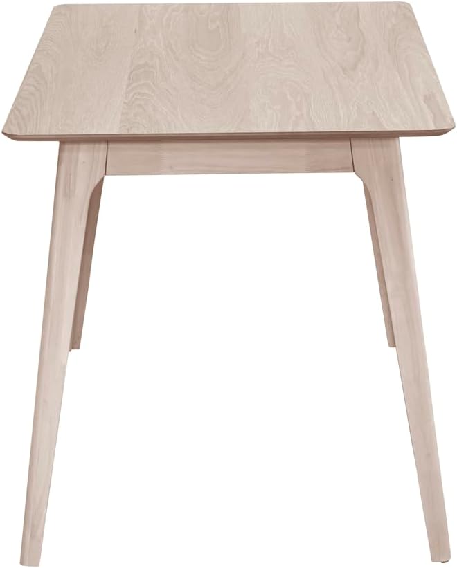 New Classic Furniture Oscar Wood Counter Height Table, White Ash