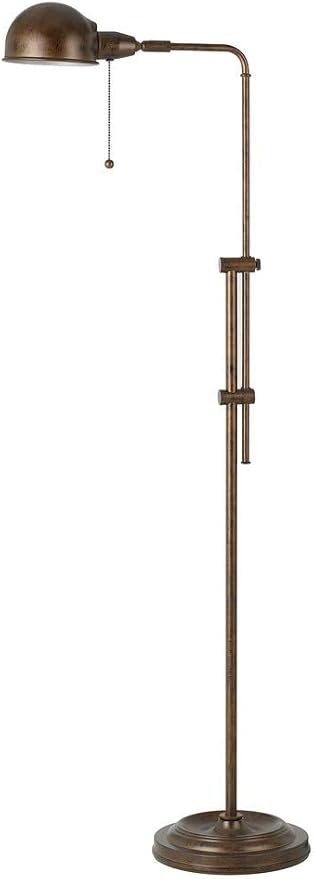Cal 60W Croby Pharmacy Floor Lamp, Orange (BO-2441FL-RU)