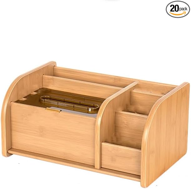 wooden office desk storage rack, suitable for storage in offices, living rooms, kitchens, or bathrooms, is the gift for housewarming, Thanksgiving, or Christmas