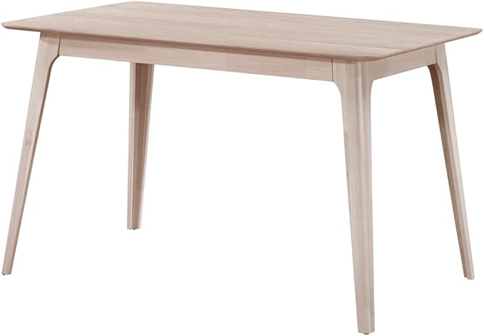 New Classic Furniture Oscar Wood Counter Height Table, White Ash