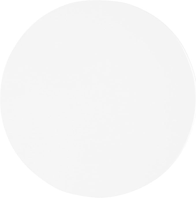 Kate and Laurel Dahl Modern Wooden Round Drink Table, 8 x 8 x 23, White, Transitional Circle Accent Pedestal Table for Living Room Plant Stand Indoors or Mini Bedroom Nightstand