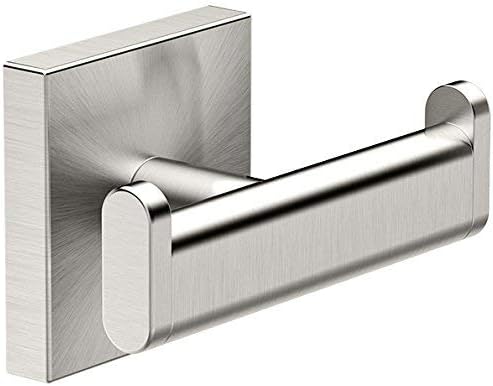 Gatco 4075A Elevate Double Robe Hook, Satin Nickel
