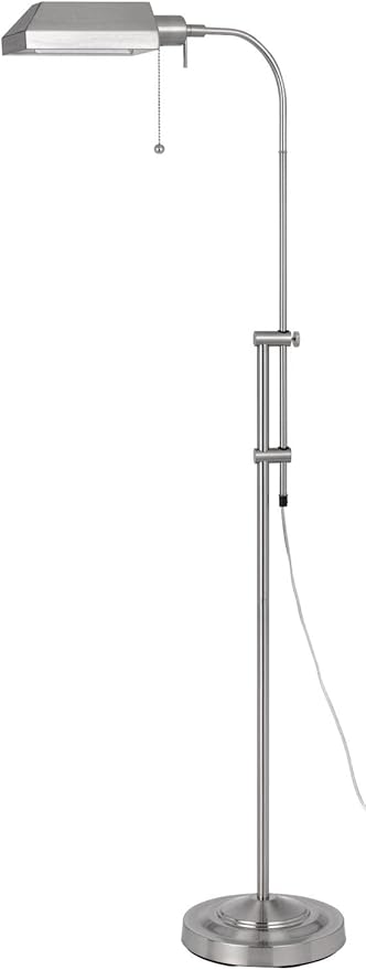 Cal Lighting BO-117FL-BS Floor Lamp with No Shades, Brushed Steel Finish, 5.8x23.3x12.6
