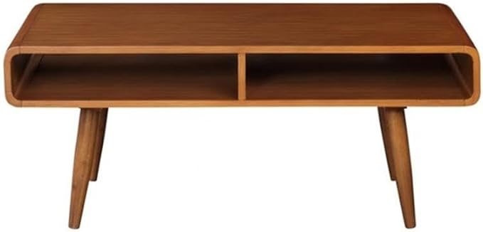 Boraam Zebra Series Halmstad Coffee Table, Rich Walnut