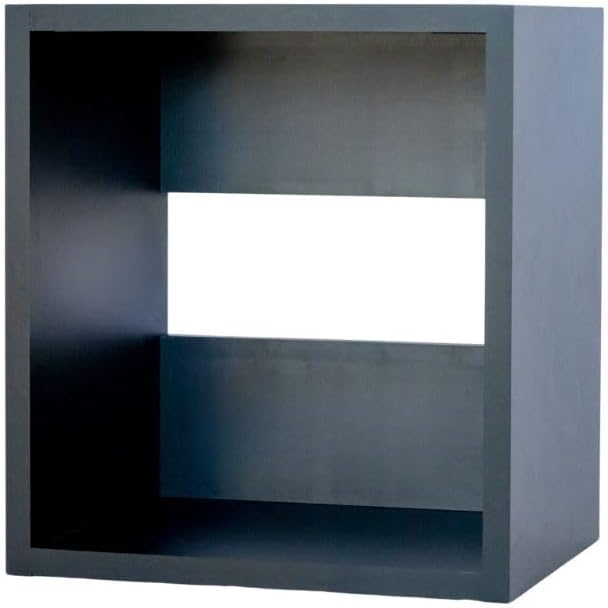 Custom Sized 1-Cube Cubby; Choose color, width, depth, and height. Units are 3/4 inch thick premium grade melamine for strong, solid unit. Easy assembly. Place on the floor or mount on a wall.