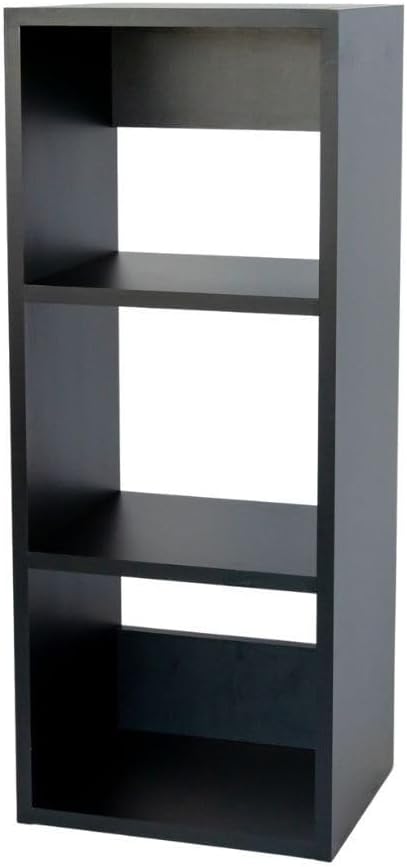 Custom Sized 3-Cube Cubby; Choose color, width, depth, and height. Units are 3/4 inch thick premium grade melamine for strong, solid unit. Easy assembly. Place on the floor or mount on a wall.