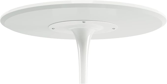 MODHOLIC Tulip Dining Table 36" Wood Top & Gold Base