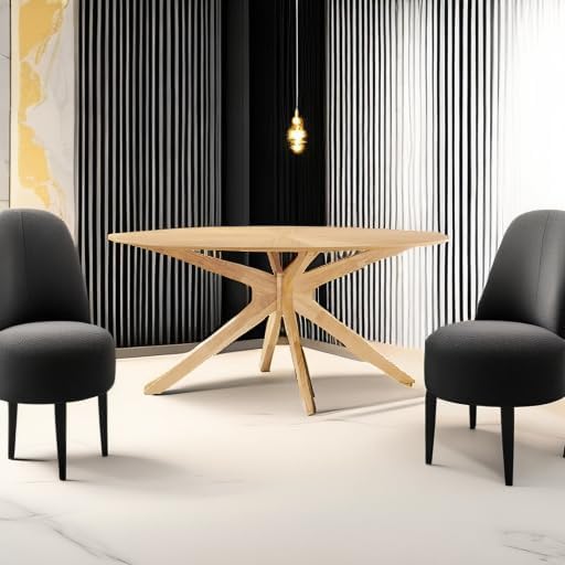 Modway EEI-3848-OAK Crossroads 63" Oval Wood Dining Table, Oak