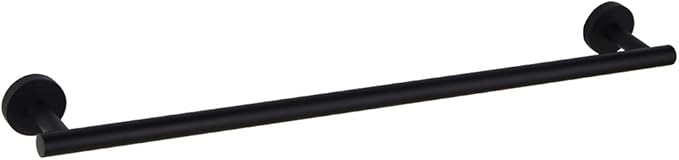 GERZWY Bathroom Towel Bar 24" Stainless Steel Towel Bar Matte Black Contemporary Style Wall Mount for Bath Kitchen AG1101C60-BK