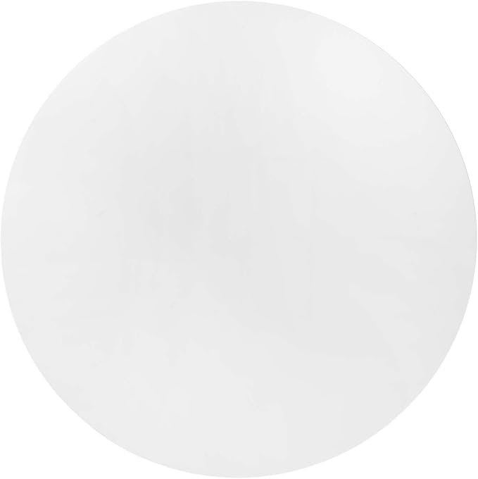 Modway Lippa 60" Round Wood Dining Table, White Top, Black Base