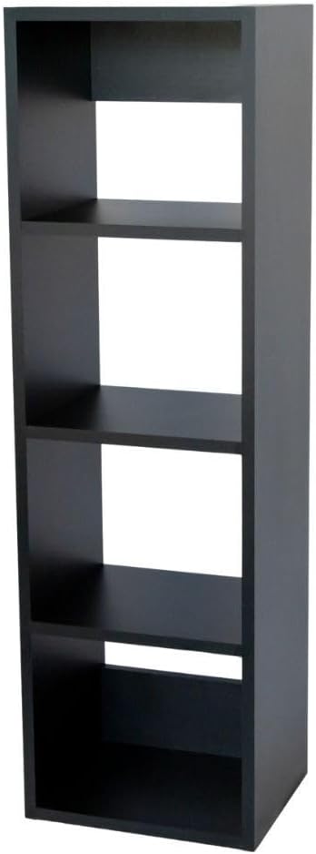 Custom Sized 4-Cube Cubby; Choose color, width, depth, and height. Units are 3/4 inch thick premium grade melamine for strong, solid unit. Easy assembly. Place on the floor or mount on a wall.