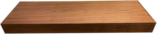 Rok Hardware Single Piece Floating Kitchen Shelf, 36 Inch (914mm) Length x 10 Inch (254mm) Depth, Wall Mounted, Walnut Finish Floating Shelf for Bathroom, Living Room FLO36X10WLT