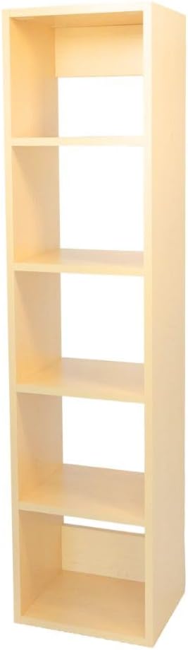 Custom Sized 5-Cube Cubby; Choose color, width, depth, and height. Units are 3/4 inch thick premium grade melamine for strong, solid unit. Easy assembly. Place on the floor or mount on a wall.