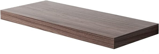 Floating Shelf, Set of 1 Wall Shelf, 30 in W x 12.75 in D x 2 in H Wooden Floating Wall Shelf with Invisible Brackets for Living Room/Bedroom/Bathroom/Kitchen Storage and Decor, Walnut