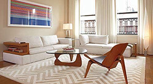 SHISEDECO Mid Century Modern Triangle Coffee Table Legs/Feet Only, 2 Pieces Interlocking Center Solid Wood Base, for Living Room, Leisure Area, Patio, Study etc. (Light Walnut)