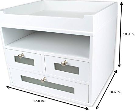 Victor W5500 Pure White Tidy Tower
