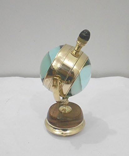 THOR INSTRUMENTS Nautical Maritime ~ Brass Finish Desktop ~ Table Clock Decor Rustic Vintage Home Decor Gifts