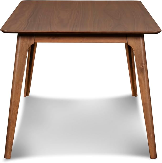 New Classic Furniture Oscar 60" Rectangle Wood Dining Table, Walnut