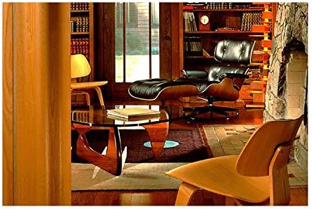 SHISEDECO Mid Century Modern Triangle Coffee Table Legs/Feet Only, 2 Pieces Interlocking Center Solid Wood Base, for Living Room, Leisure Area, Patio, Study etc. (Light Walnut)
