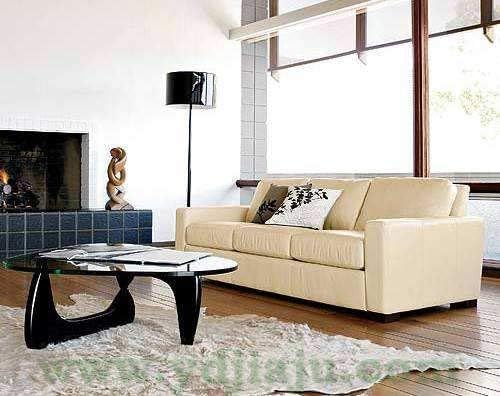 SHISEDECO Mid Century Modern Triangle Coffee Table Legs/Feet Only, 2 Pieces Interlocking Center Solid Wood Base, for Living Room, Leisure Area, Patio, Study etc. (Black)