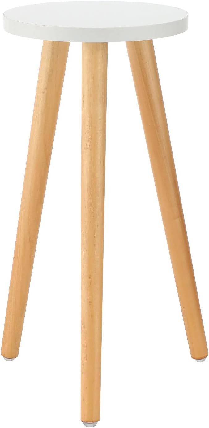 MINGZHE Wood Plant Stand Indoor, Mid Century Modern Planter, Wood Flower Pot Stand, Tall Holder Plant Stands for Indoor Boho Rustic Wooden Stool for Plant Pot Holder(A2)