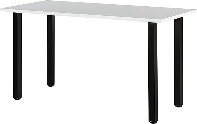 WUHUANGKAKA 28" Square Office Table Furniture Leg,Adjustable Metal Furniture Legs,DIY Workbench,Casual Dining Table Coffee Table Legs ect, with Rubber Floor Protectors(Set of 4).