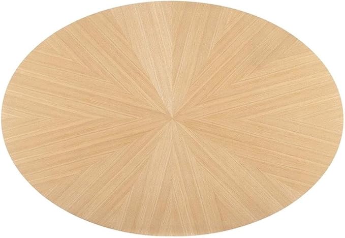 Modway EEI-3848-OAK Crossroads 63" Oval Wood Dining Table, Oak