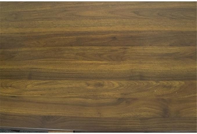 OS Home and Office Model Mid Century One Drawer and Sturdy Legs Desk, Brown