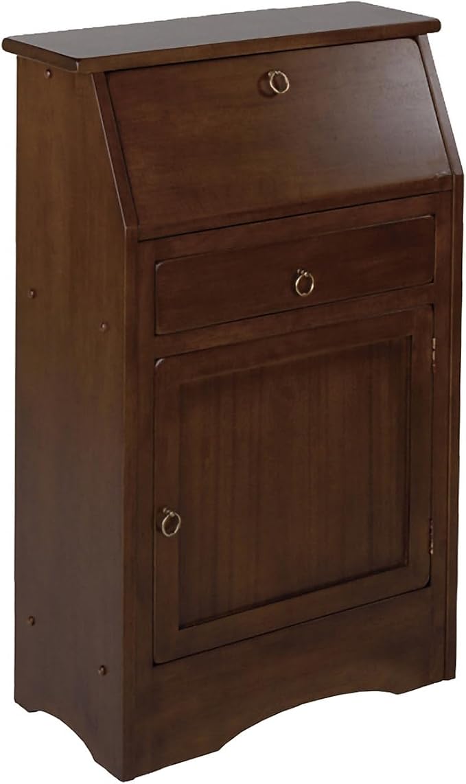Winsome Regalia Secretary Desk, Antique Walnut