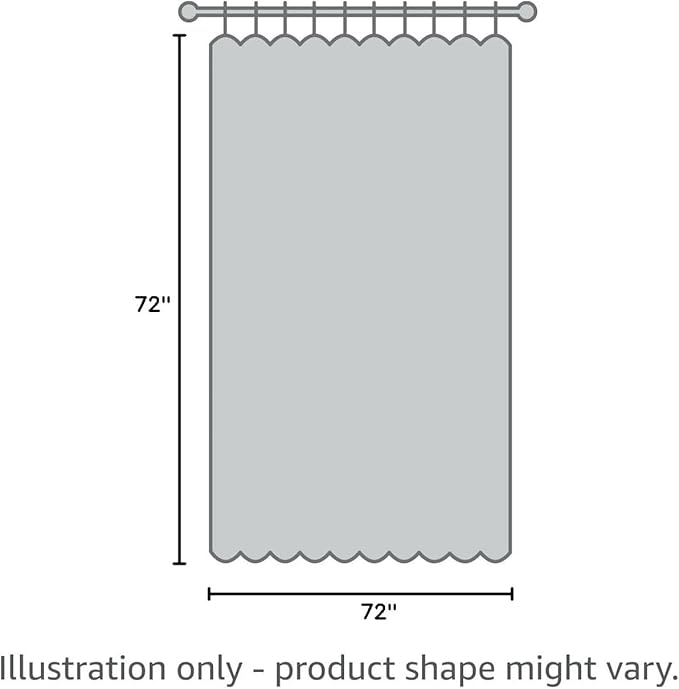 KGORGE Linen Fabric Shower Curtains-Semi Sheer Button Hole Lightweight Waterproof Privacy Light Filtering Shower Curtains for Bathroom Bathtub with 12 Hooks, 72 x 72 inches Long, Dusty Pink, 1 Panel