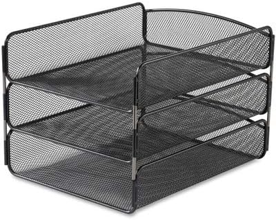 SAFCO 3271BL Letter Tray/File Holder, 3, Comp