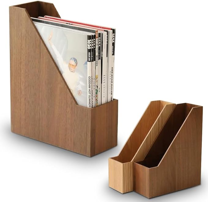 Natural Wooden Bookshelf for Home & Office - Sturdy High-Capacity Storage Shelf with Soft Natural Wooden Grain, Durable Modern Design (Light Wood)