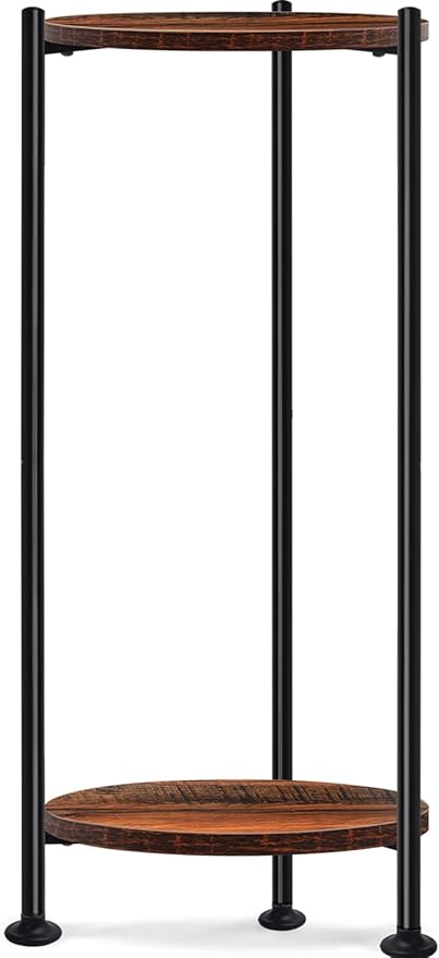 Lilybud--lily Plant Stand Indoor Outdoor, 30'' Tall Plant Stands for Indoor Plants, Heavy Duty Indoor Plant Shelf, 2 Tier Flower Stand for Living Room, Balcony, Deck