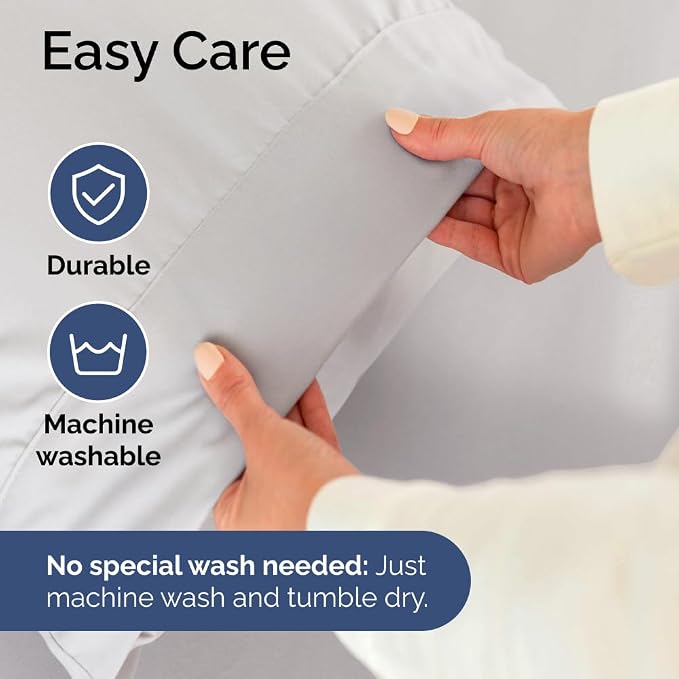 Extra Deep King Sheet Set - 6 Piece Breathable and Cooling Sheets - Hotel Luxury Bedding for Women, Men, Kids & Teens - Easy Secure Fit - Soft, Wrinkle Free & Comfy - Extra Deep Pockets - French Grey