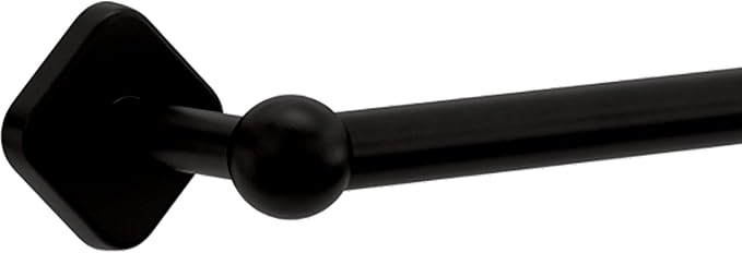 Franklin Brass Gainesville (1-Pack) 18'' Towel Rack w/ 6" Extender for Bathroom Matte Black Towel Bar for Bathroom Wall Mounted Towel Holder Rod GNV26-MB