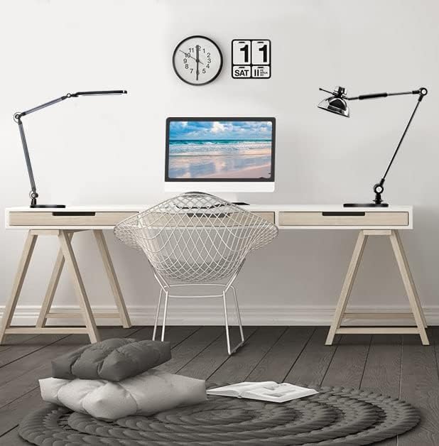OTUS Desk Lamp Bundle for Home Office, Gesture On Off Architect Swing Arm Plus LED Desk Lamp with Wireless Charger, Touch Dimmable, 3 Color Temps, Eye Care Lighting for Study, Reading, Video Calls