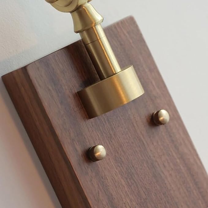 Adjustable Brass Swing Arm Wall Light - Retro Green Glass with Zip Switch, Perfect for Bedroom Bedside Reading, E27 Compatible, Vintage Style Lighting