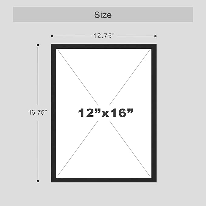 SIGNWIN Framed White Surfboard Tropical Palm Tree Beach Shore Wall Art, Set of 4 Landscape Colorful Wall Decor Prints, Nature Wilderness Wall Décor for Living Room, Bedroom - 12"x16" Black