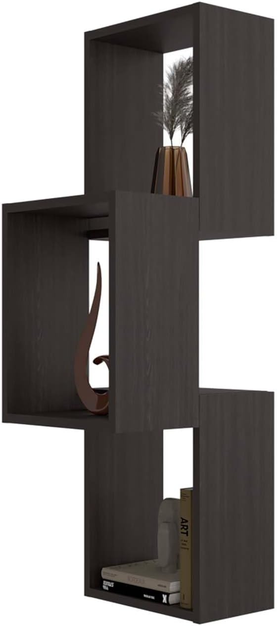 Wall-Mounted Geometric Shelf Unit