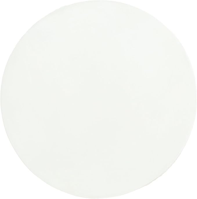 ø15.75'' Faux Concrete Cement Round Side Table End Table, Modern Contemporary Minimalist Style, MGO Material for Indoor & Outdoor, No Assembly, Antique White
