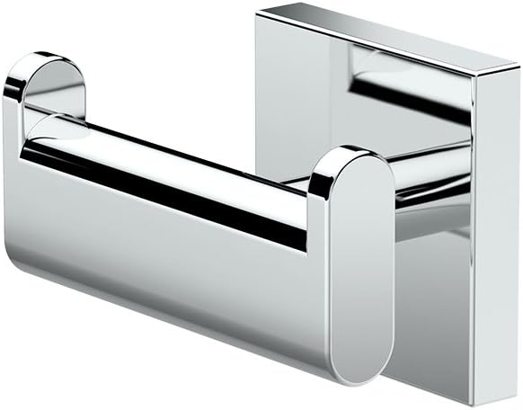 Gatco 4055A Elevate Double Robe Hook, Chrome