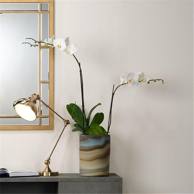 Eden Home 1-Light Traditional Metal Table Lamp, Adjustable Hood 6.5 in Diameter, Brass Finish, Adjustable Height 23-30.5 in, Elegant Desk or Workspace Lamp, Directional Lighting