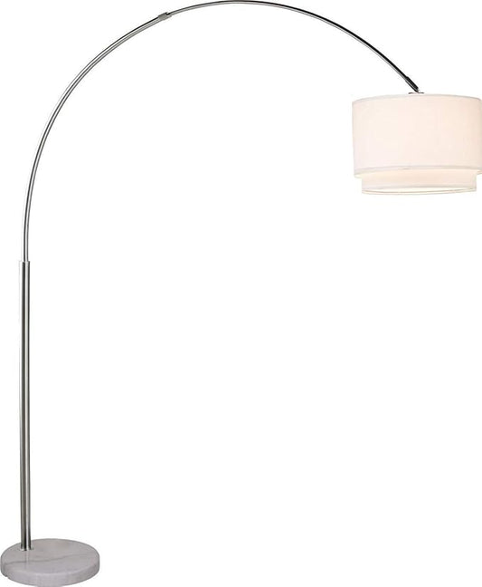 Major-Q Modern 81" Arc Tall Living Room-Stand Up Arching Drum Shade Large Floor Lamp for Dinning/Bedrooms-Corner Lamp for Office Lighting