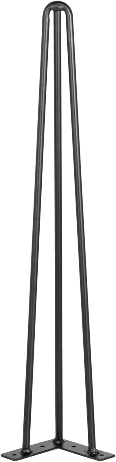 VEVOR Hairpin Table Legs 26", Set of 4 Desk Legs 3 Rods for Bench Desk Dining Carbon Steel DIY Furniture Legs