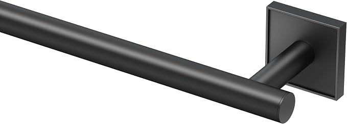 Gatco 5611MX Mode Towel Bar, 18 Inch, Matte Black