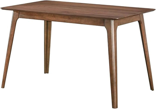 New Classic Furniture Oscar Wood Counter Height Table, Walnut