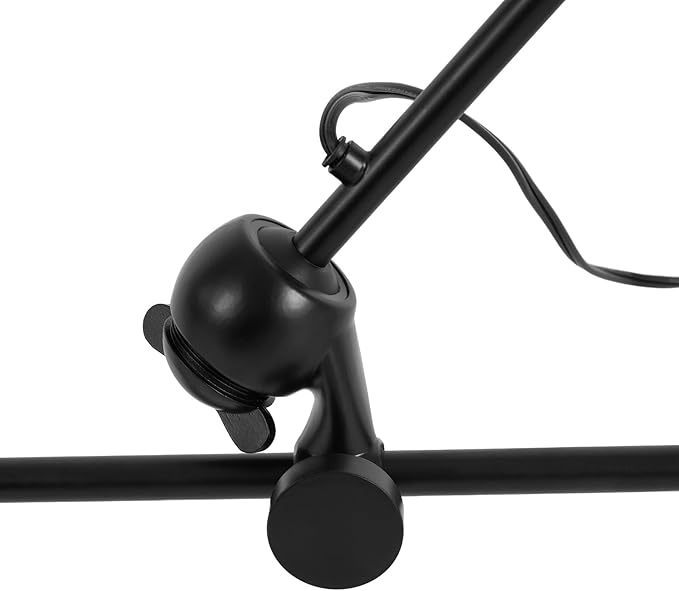 Swing Arm Wall Lamp, Black Industrial Swing Arm Wall Light, Nordic Adjustable Long Arm Wall Sconces Lamp Metal Double-arms Folding Architect Work Wall Mount Lighting for Bedroom Reading Living Room